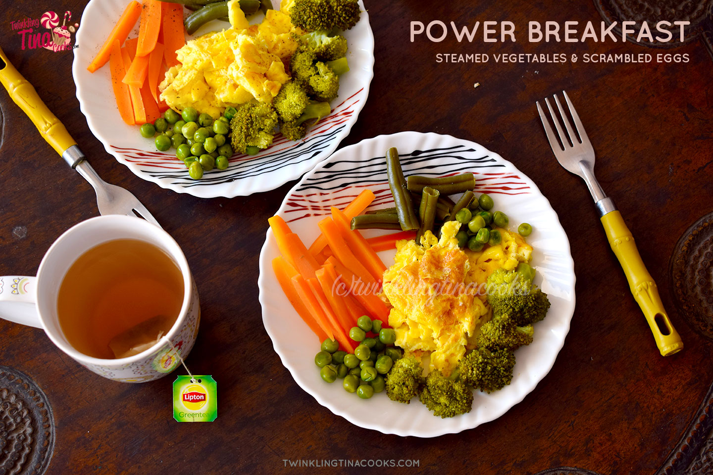 Power Breakfast Recipe Steamed Vegetables Broccoli Beans Carrots And Scrambled Eggs Twinkling Tina Cooks,How To Blanch Almonds In Thermomix
