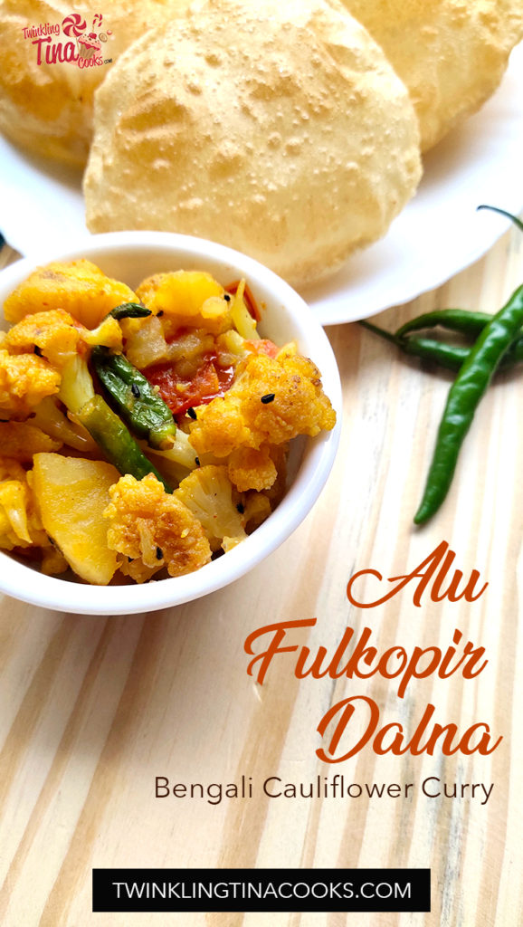 alu fulkopir dalna bengali cauliflower curry recipe
