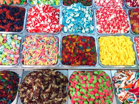 colourful candies