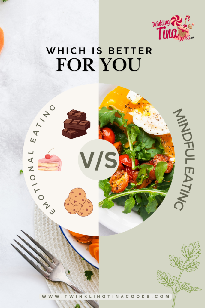 emotional eating vs mindful eating pin